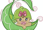Sweet pea Girl 004 5 Inch